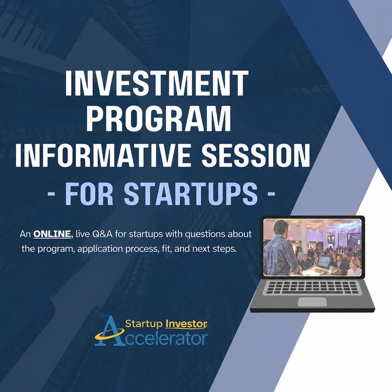 Cover Image for [ONLINE] Informative session for Startups - TAAC 10 Pitch Competition