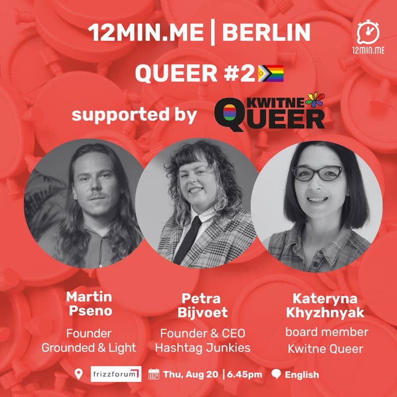 Cover Image for 12MIN.ME | BERLIN | QUEER 🌈 #2