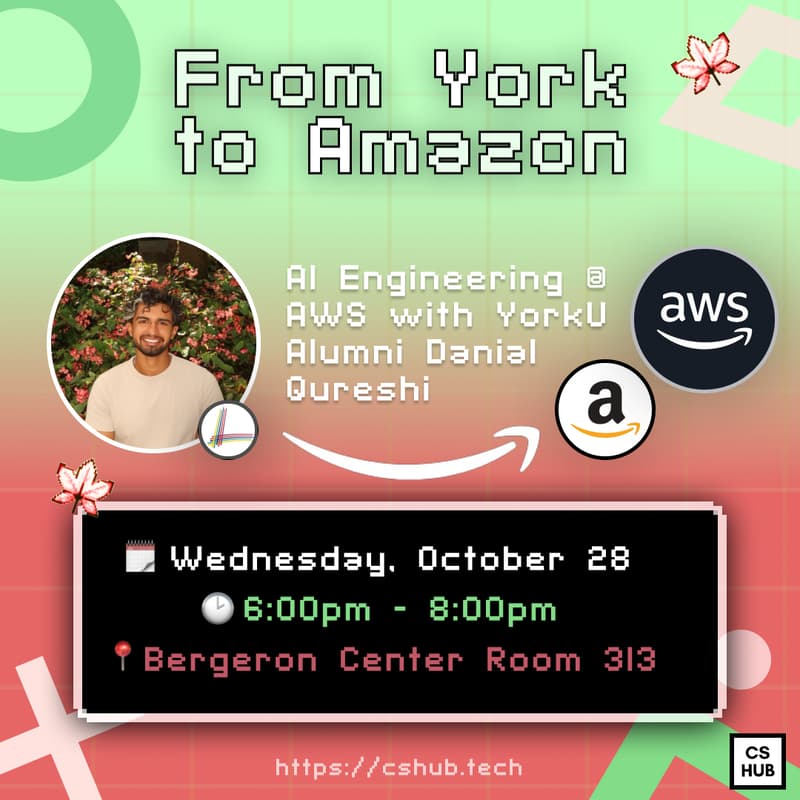 Cover Image for From York to Amazon: A CS Career Talk [BRG 313]