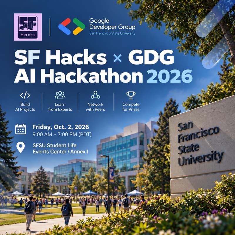 Cover Image for SF Hacks ร GDG AI Hackathon 2026