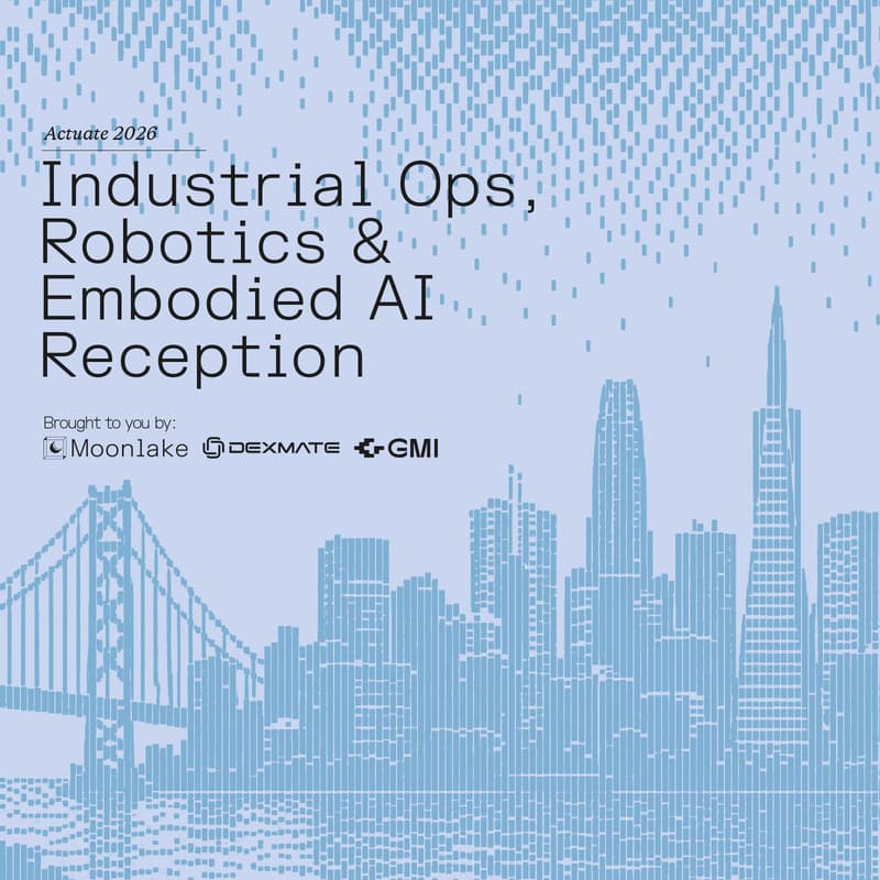 Cover Image for Industrial Ops, Robotics & Embodied AI Reception.