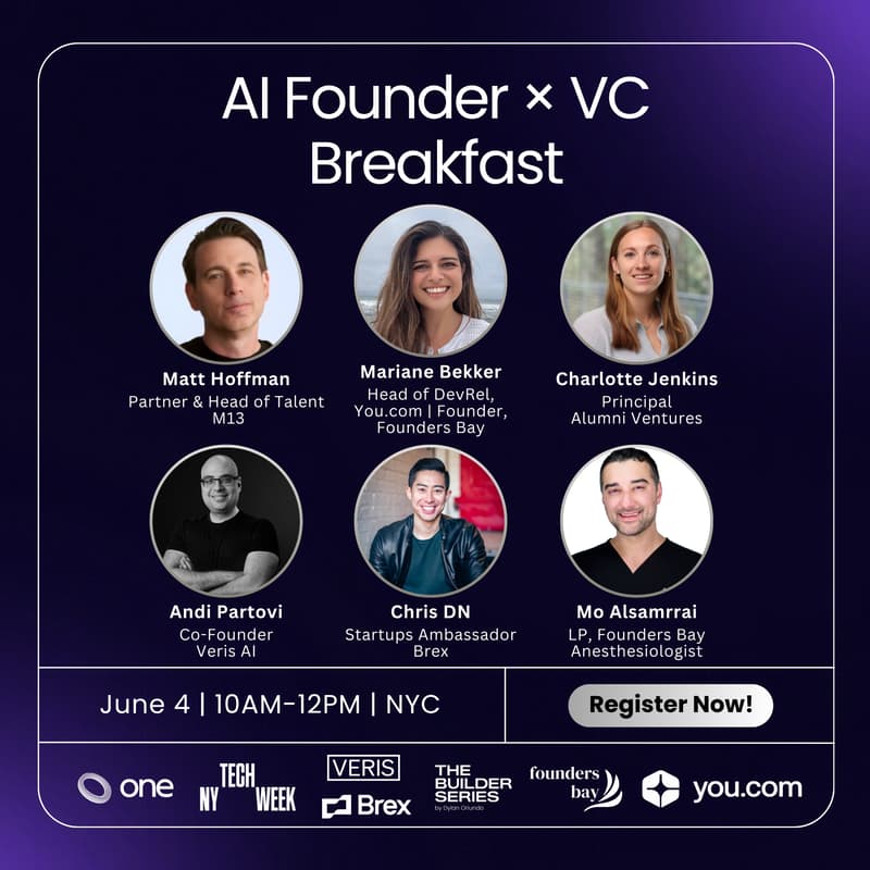Cover Image for AI Founder × VC Breakfast