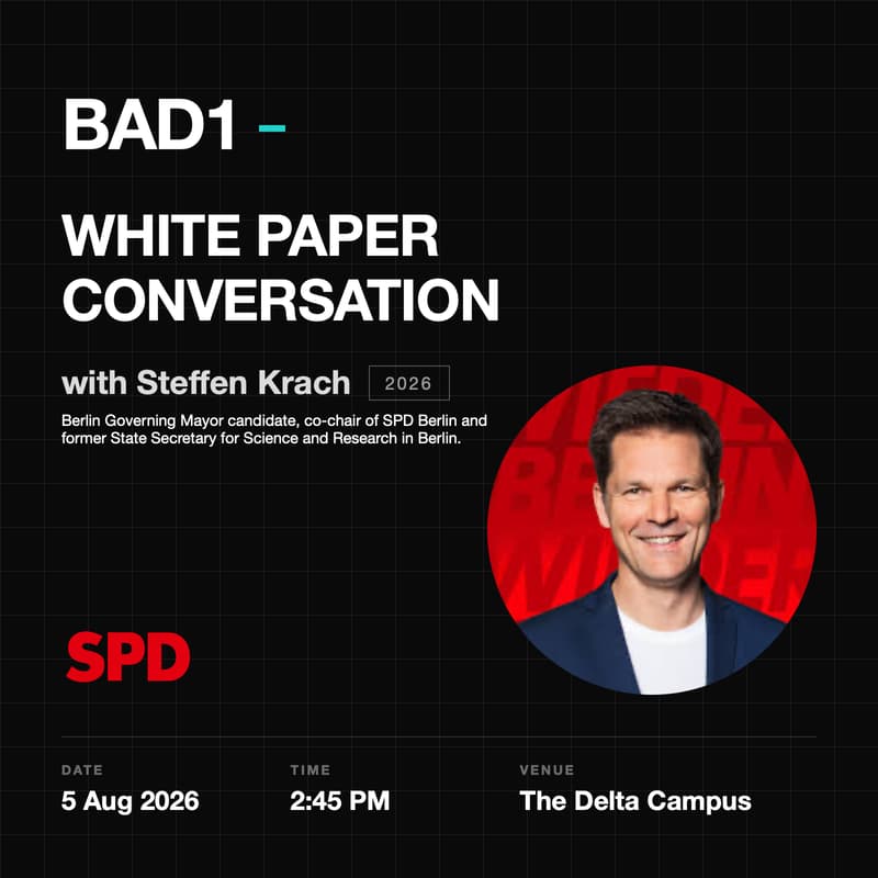 Cover Image for BAD1 & Steffen Krach: Shaping the Future of Berlin's Startup Ecosystem
