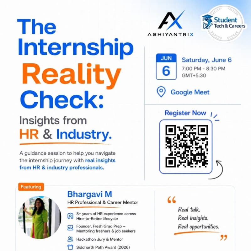 Cover Image for The Internship Reality Check: Insights from HR & Industry