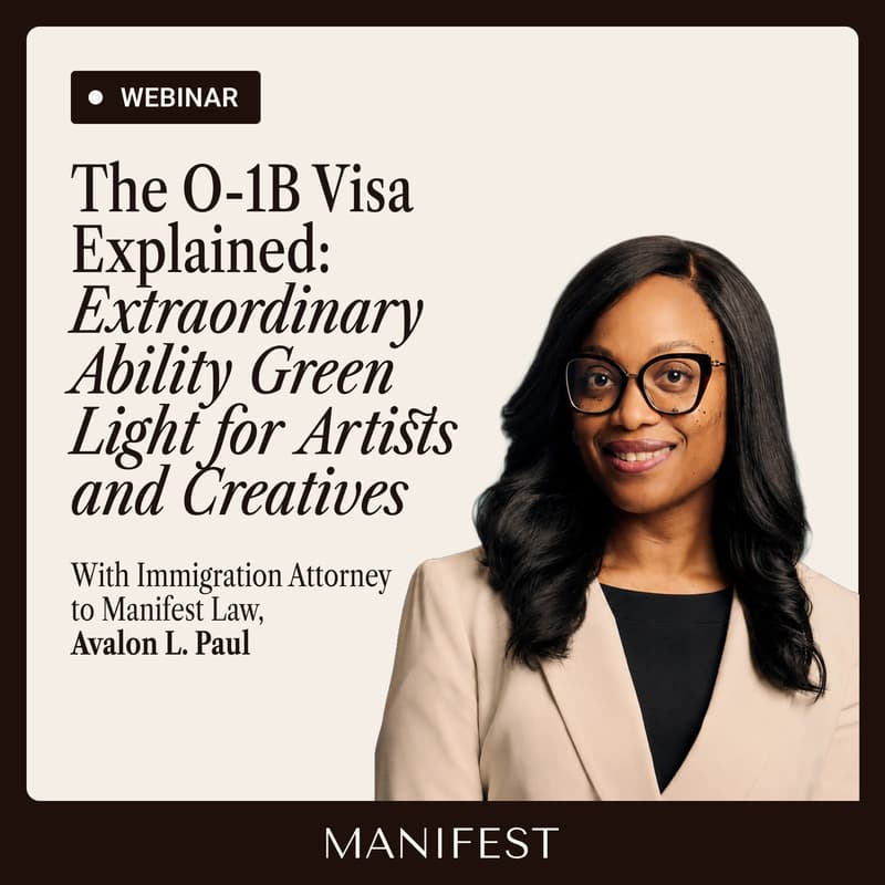 Cover Image for The O-1B Visa Explained: Extraordinary Ability Green Light for Artists and Creatives