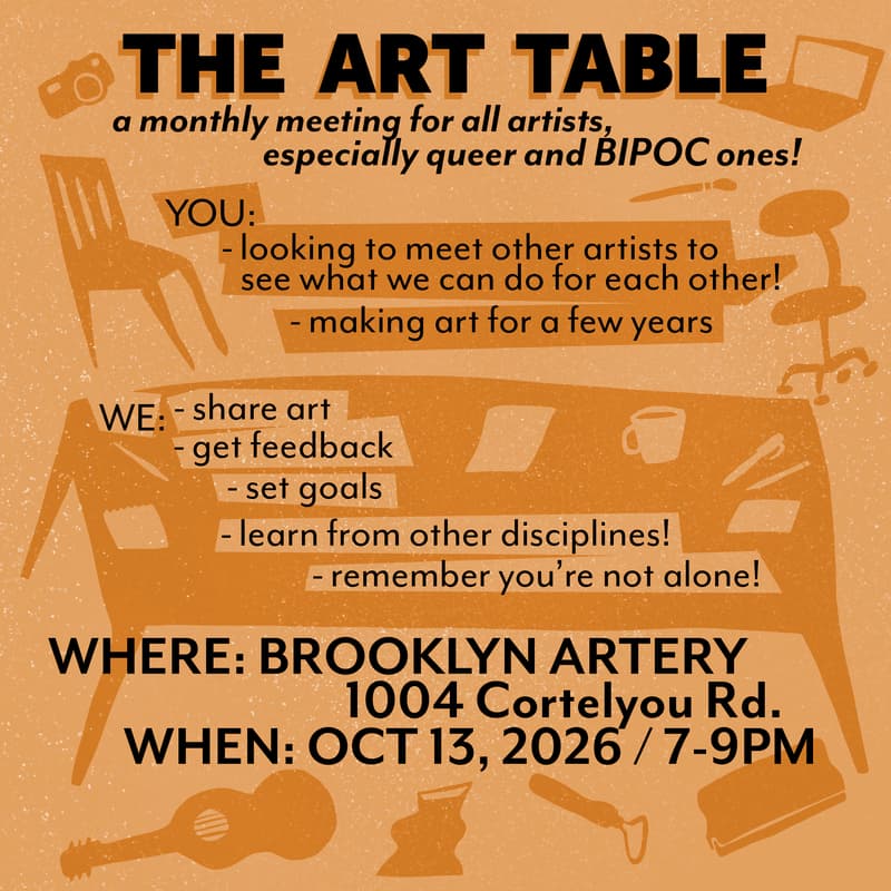 Cover Image for Art Table 10/13
