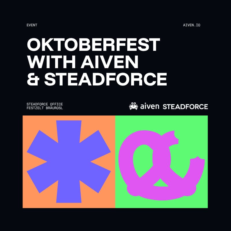 Cover Image for Oktoberfest with Aiven & Steadforce