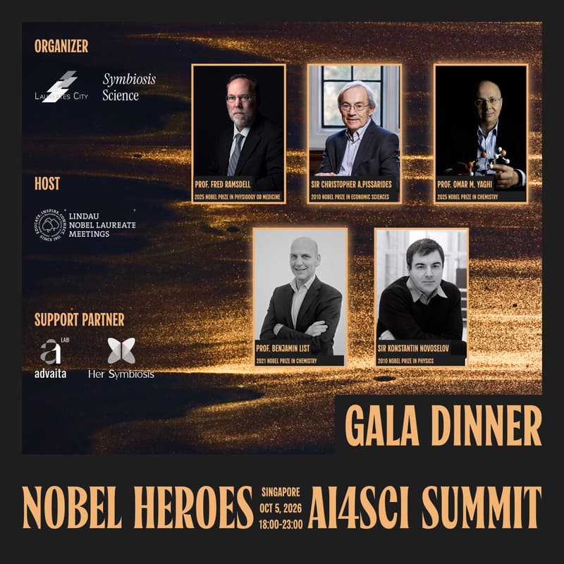 Cover Image for Nobel Heroes & AI4SCI Gala Dinner Singapore 2026