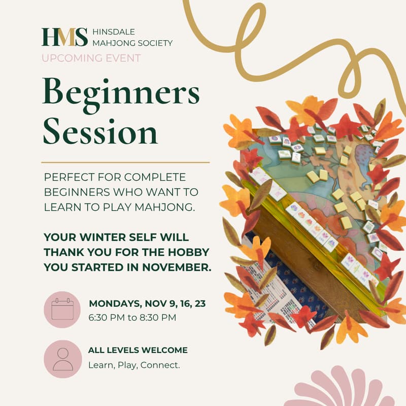 Cover Image for November Mahjong Beginners Foundations Session