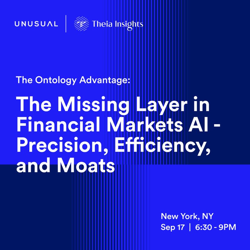 Cover Image for Thought Leadership Dinner "The Ontology Advantage"