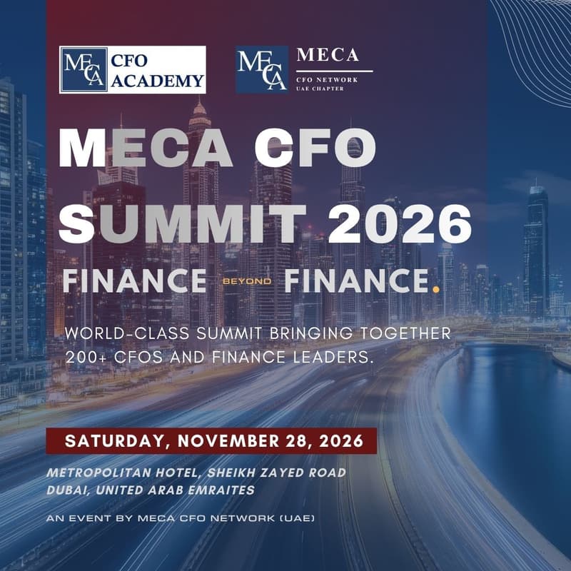 Cover Image for MECA CFO Summit 2026 (UAE) | Finance beyond Finance