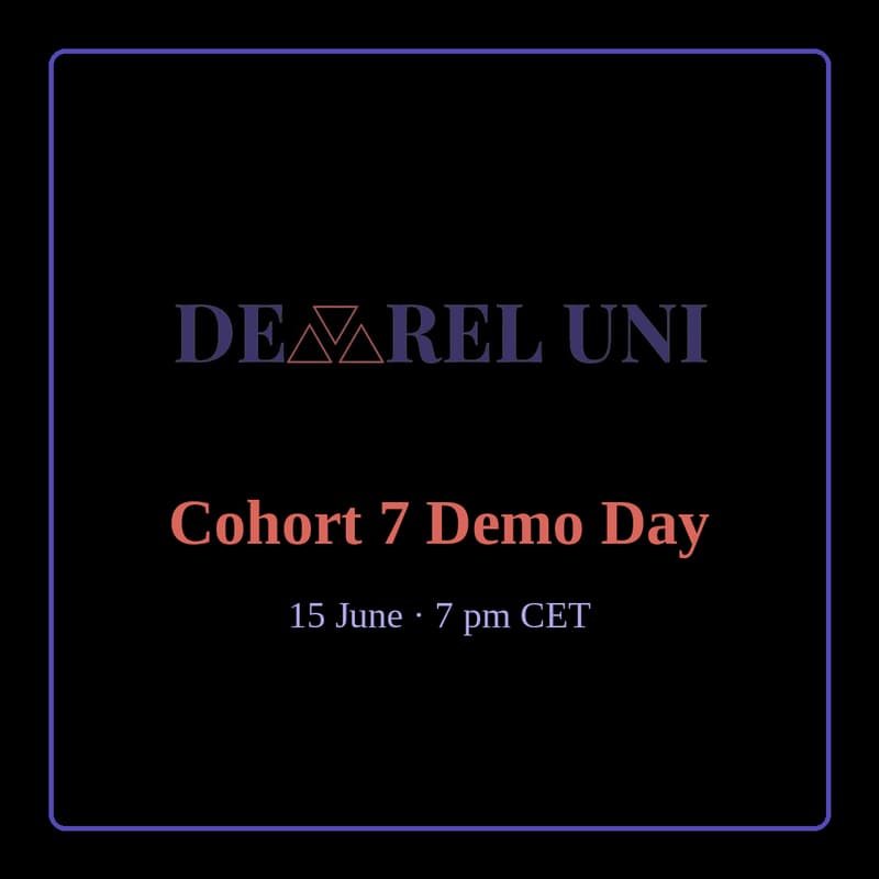 Cover Image for DevRel Uni Cohort 7 Demo Day