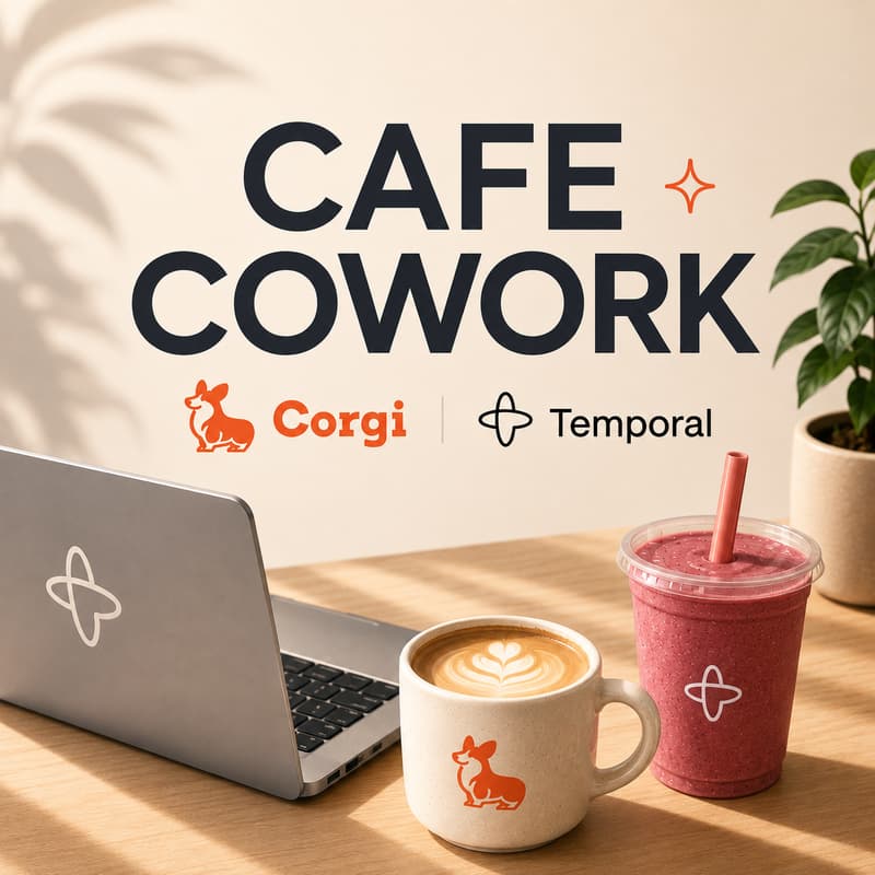 Cover Image for Cafe Cowork: Temporal x Corgi