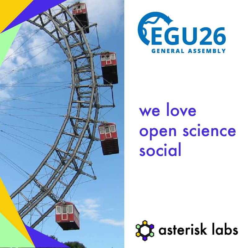 Cover Image for we love open science social 🧪 @ EGU