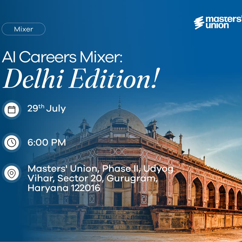 Cover Image for AI Careers Mixer: Delhi Edition