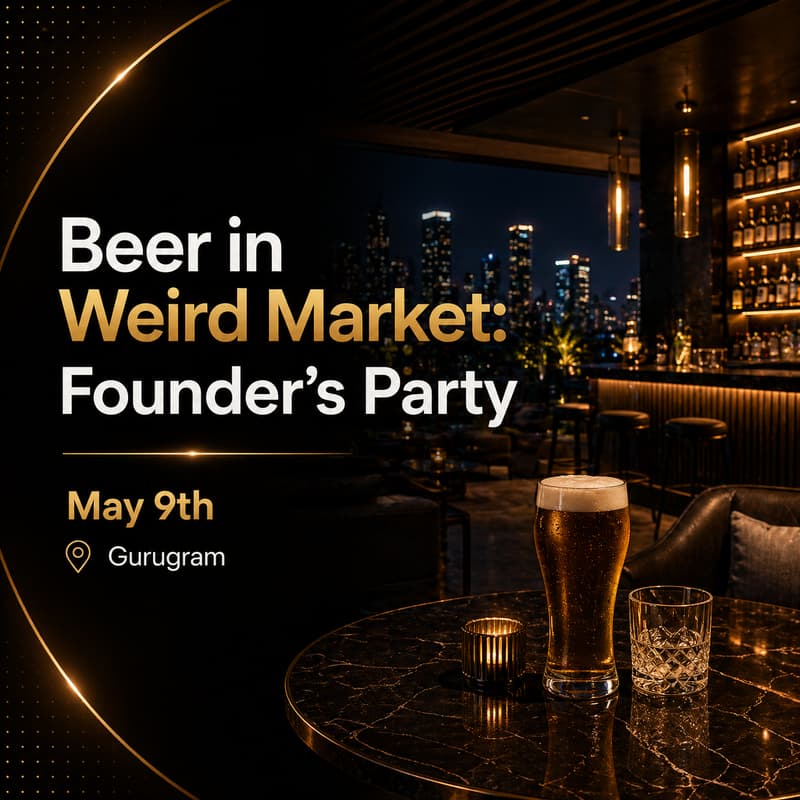 Cover Image for 🍺 Beer in Weird Market — Startup Founders Only