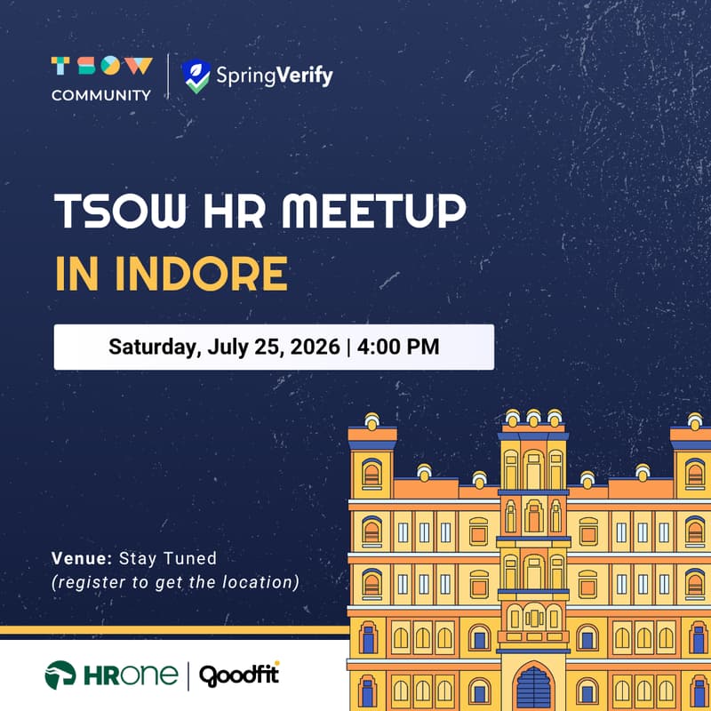 Cover Image for TSOW HR Meetup in Indore