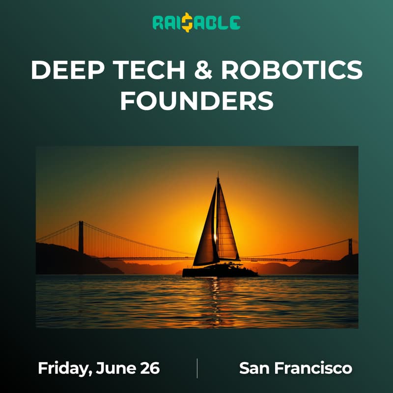 Cover Image for Deep Tech & Robotics Founders · Sunset Boat · SF Bay