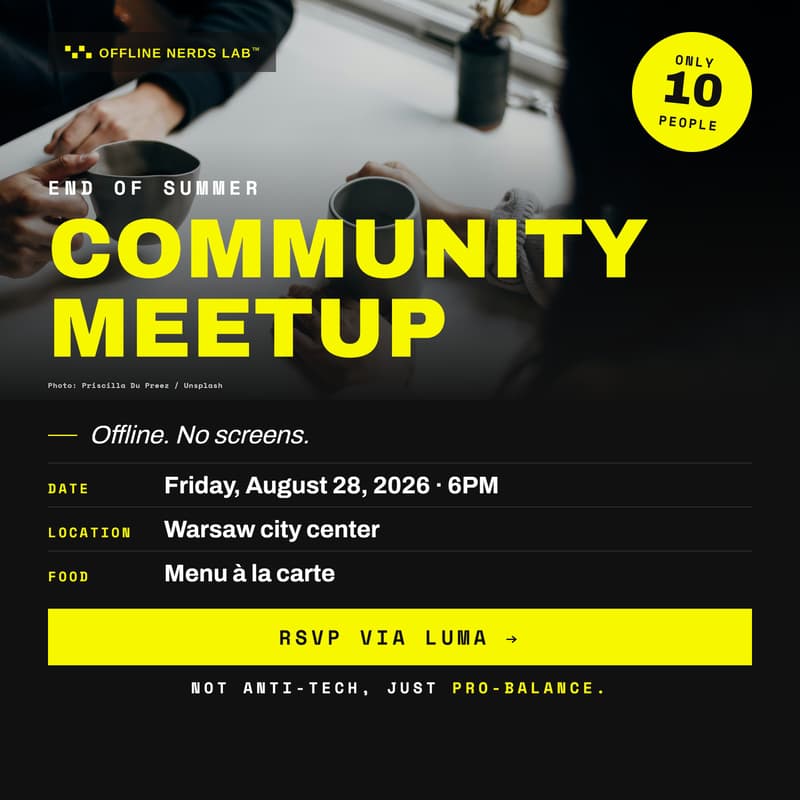 Cover Image for Offline Nerds Lab - Community Meetup #1