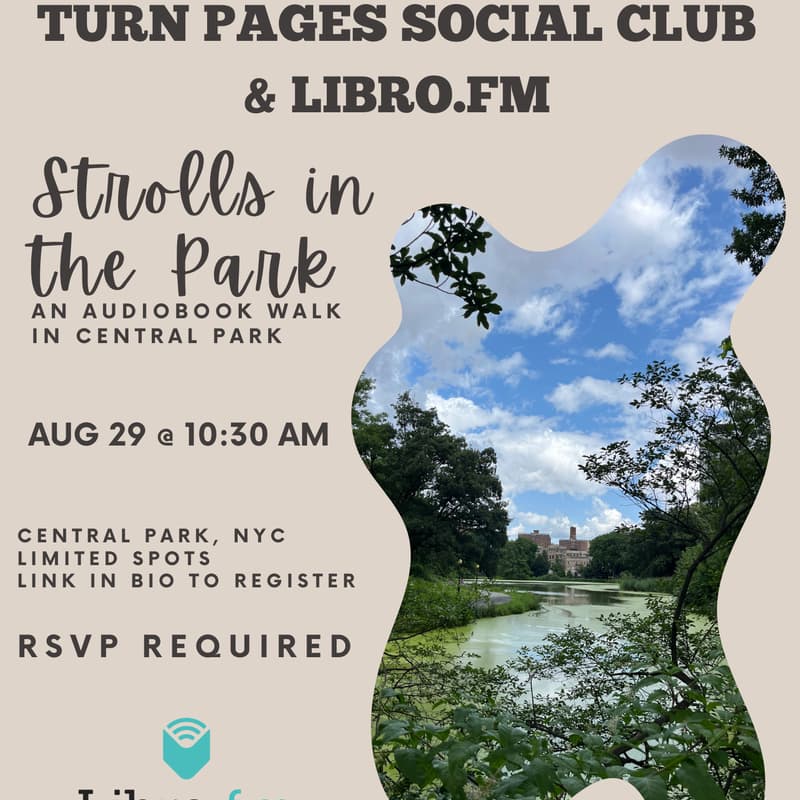 Cover Image for Turn Pages Social Club (TPSC) Strolls in the Park