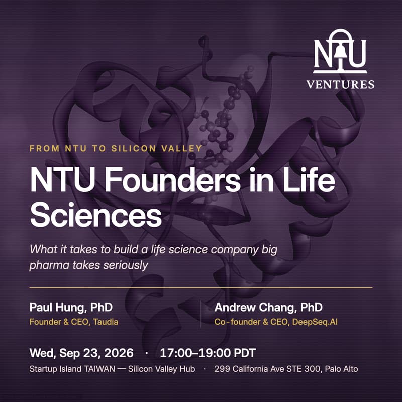 Cover Image for From NTU to Silicon Valley: NTU Founders in Life Sciences