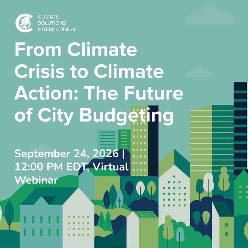 Cover Image for From Climate Crisis to Climate Action: The Future of City Budgeting
