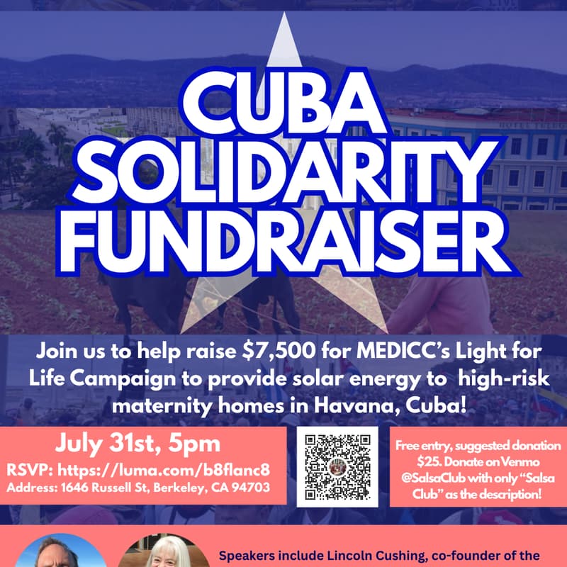 Cover Image for Cuba Solidarity Fundraiser
