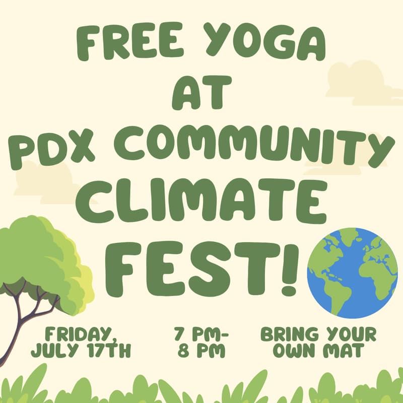 Cover Image for Free Yoga @ PDX Community Climate Fest!