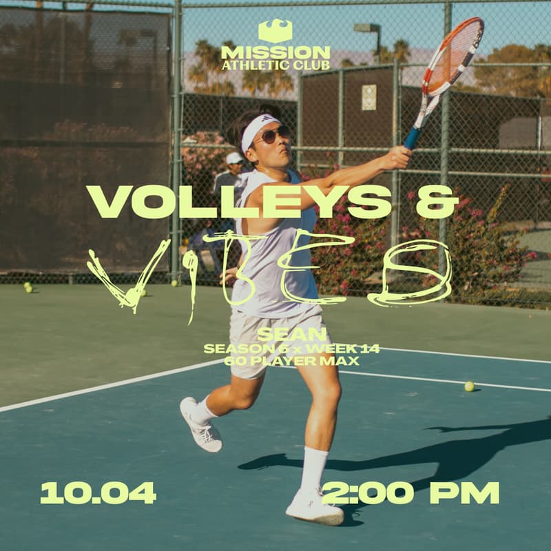 Cover Image for Sean Hosts Volleys & Vibes: SZN 6 x WEEK 15