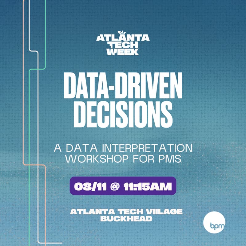 Cover Image for Data-Driven Decisions: A Data Interpretation Workshop for PMs | #ATLTechWeek