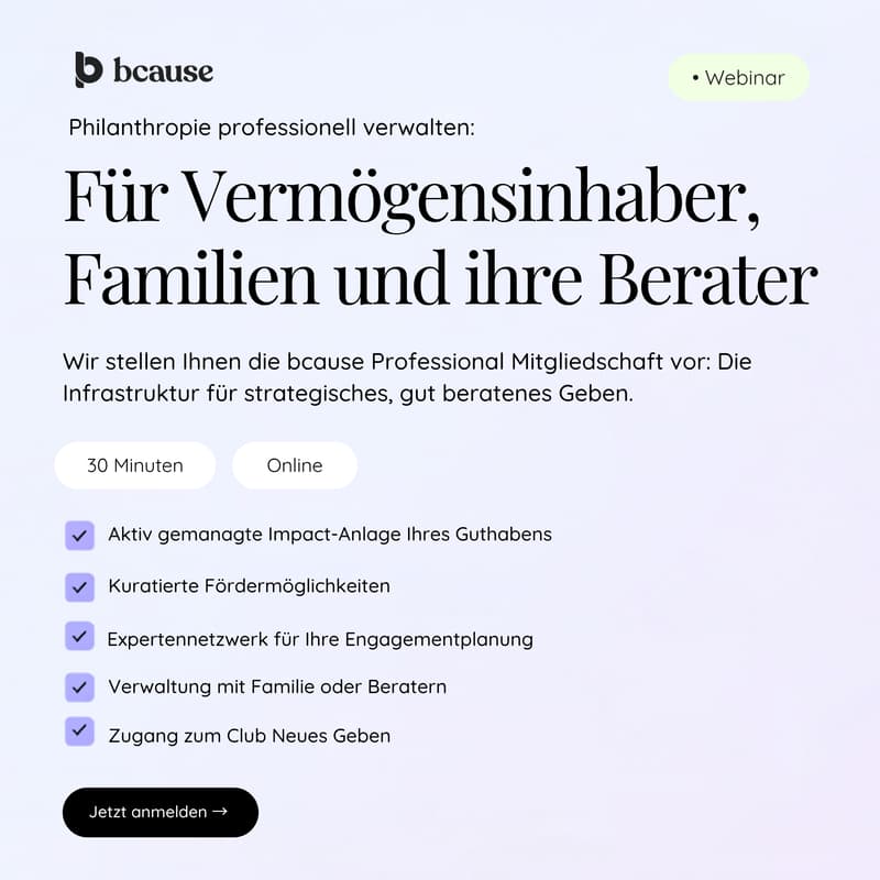 Cover Image for Philanthropie professionell verwalten (bcause Professional)