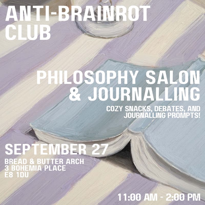 Cover Image for ABRC: PHILOSOPHY SALON & JOURNALLING
