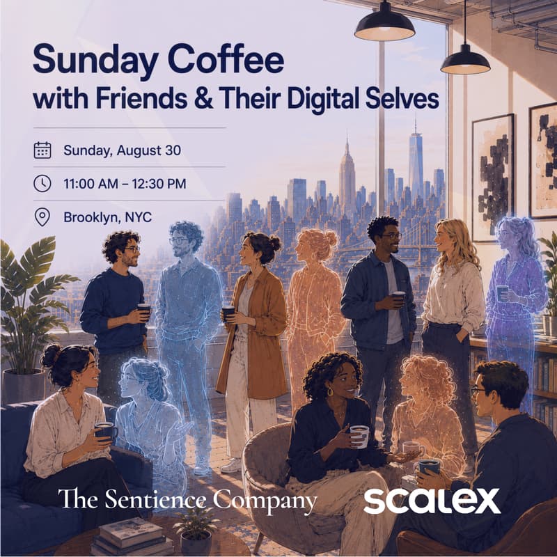 Cover Image for Sunday Coffee with Friends & Their Digital Selves