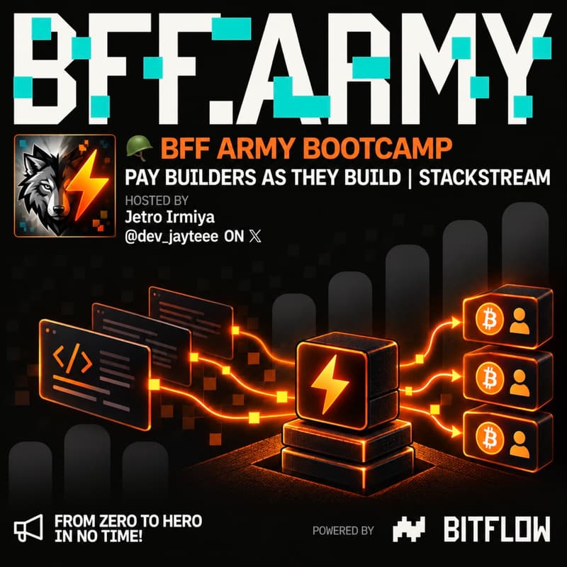 Cover Image for 🪖 BFF.ARMY Bootcamp: Pay Builders as They Build | StackStream