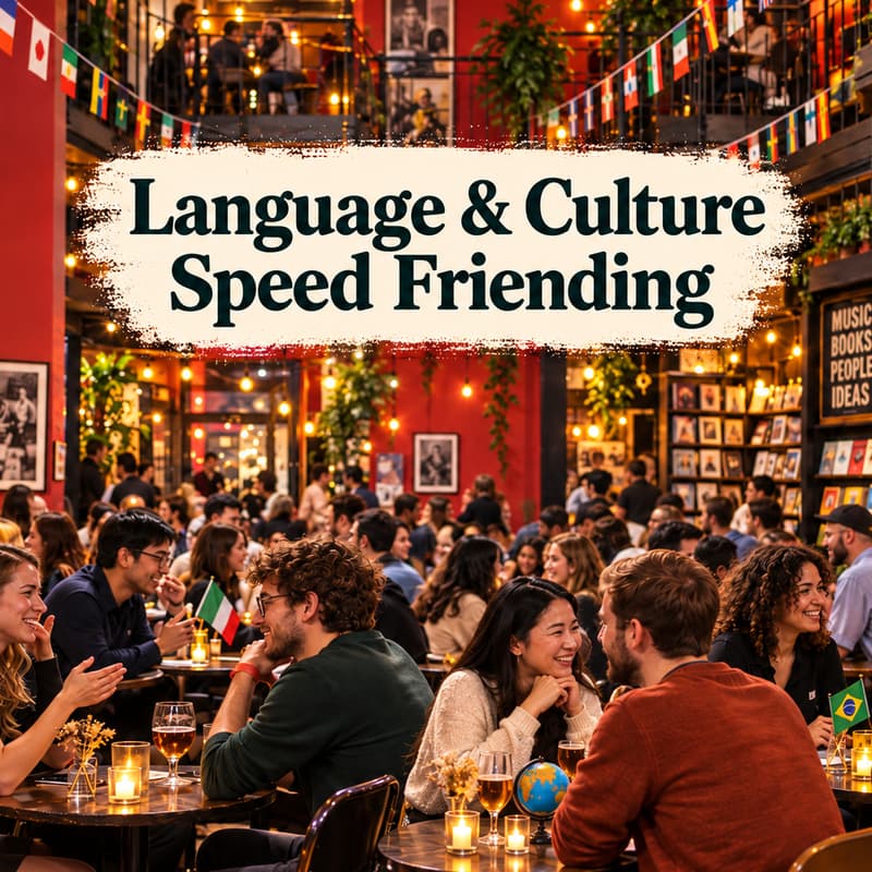 Cover Image for 🌏 Language & Culture Speed Friending 🤝