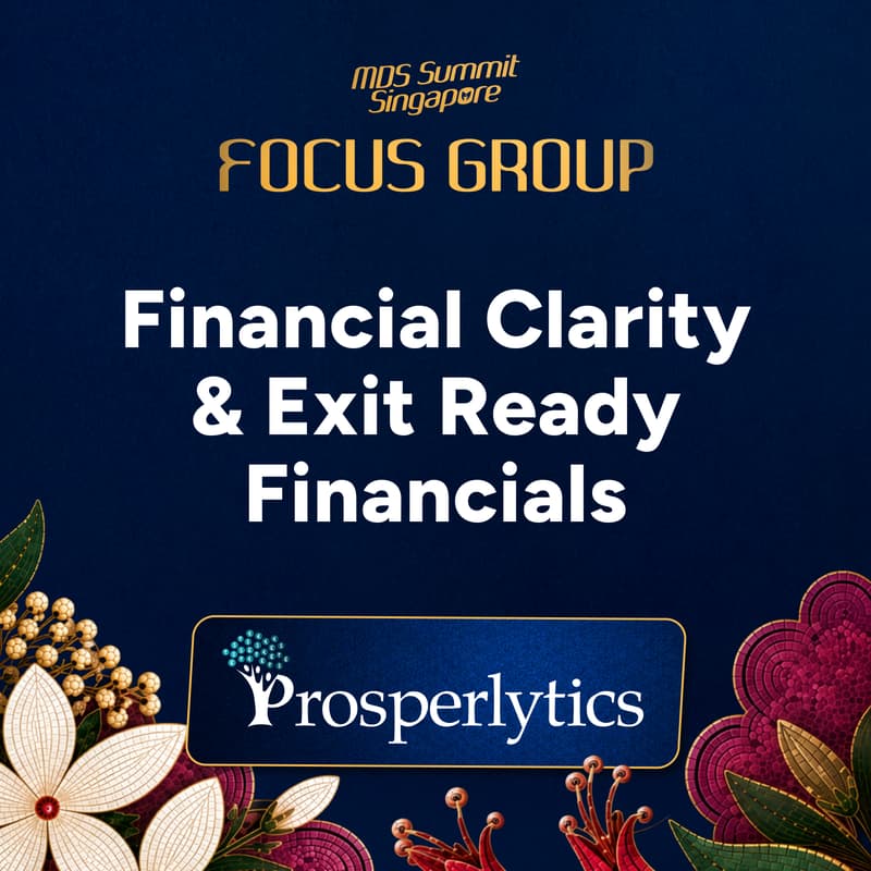 Cover Image for Focus Group with Prosperlytics Consultants- Financial Clarity and Exit Ready Financials