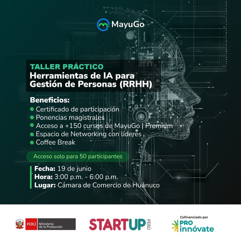 Cover Image for Taller práctico de IA: Herramientas de IA para Gestión de Personas (RRHH)