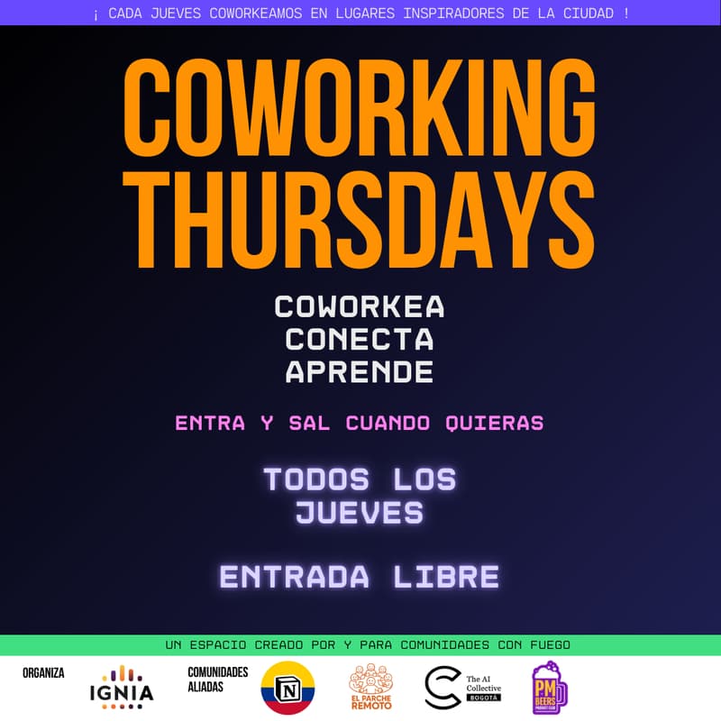 Cover Image for Coworking Thursdays - 04 de Junio
