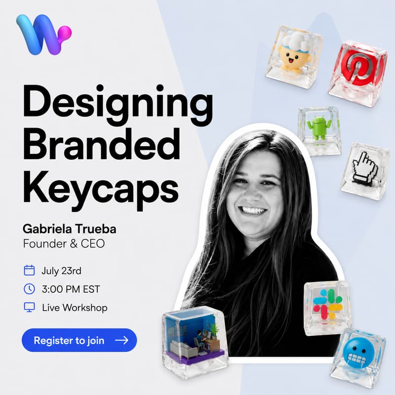 Cover Image for Workshop:Designing Branded Keycaps