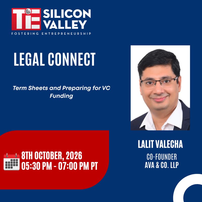 Cover Image for Legal Connect: Term Sheets and Preparing for VC Funding.