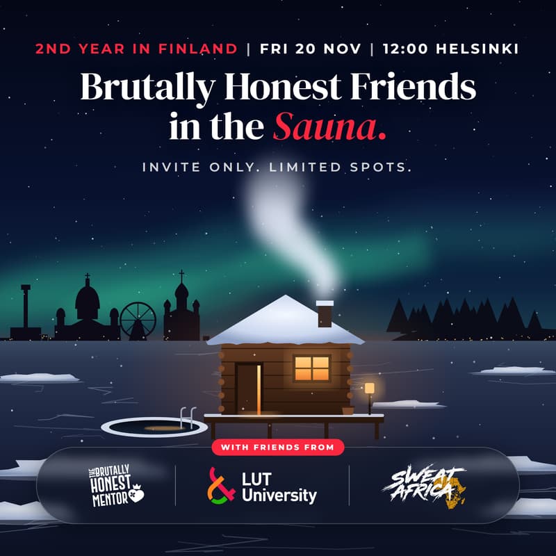 Cover Image for Brutally Honest Friends in the Sauna