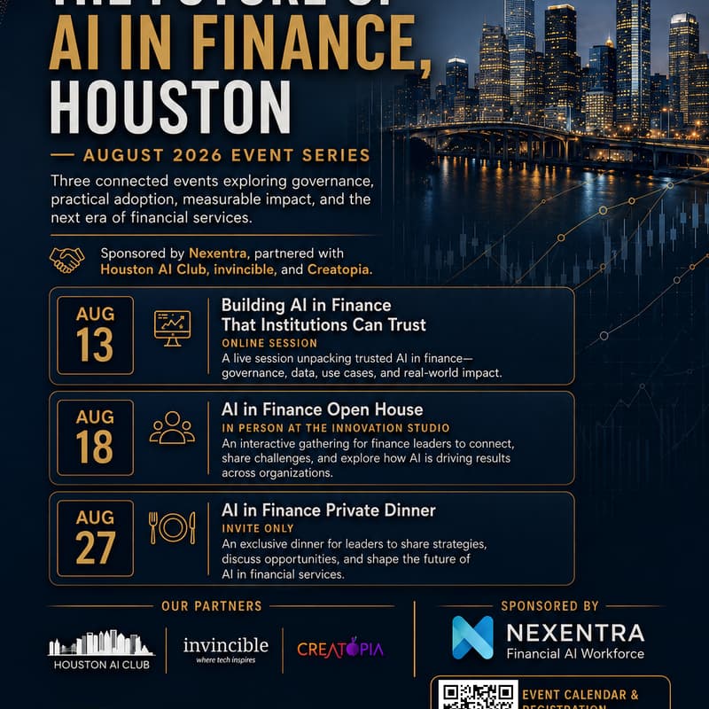Cover Image for AI in Finance Open House