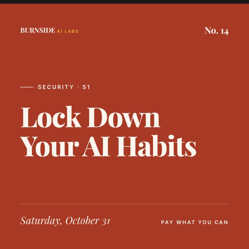 Cover Image for Lock Down Your AI Habits