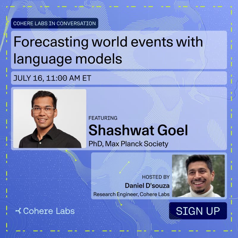 Cover Image for Forecasting world events with language models, with Shashwat Goel