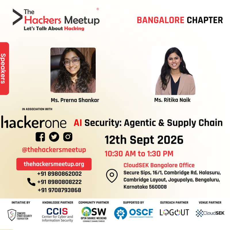 Cover Image for The Hacker’s Meetup Bangalore