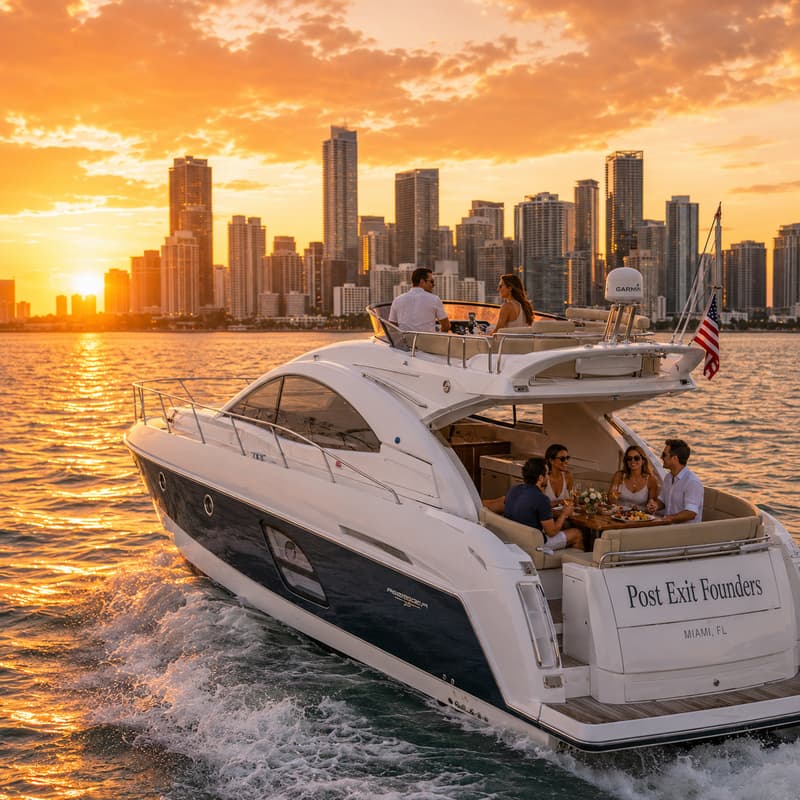 Cover Image for PEF Miami Sunset Cruise - Venetian Marina 6/4