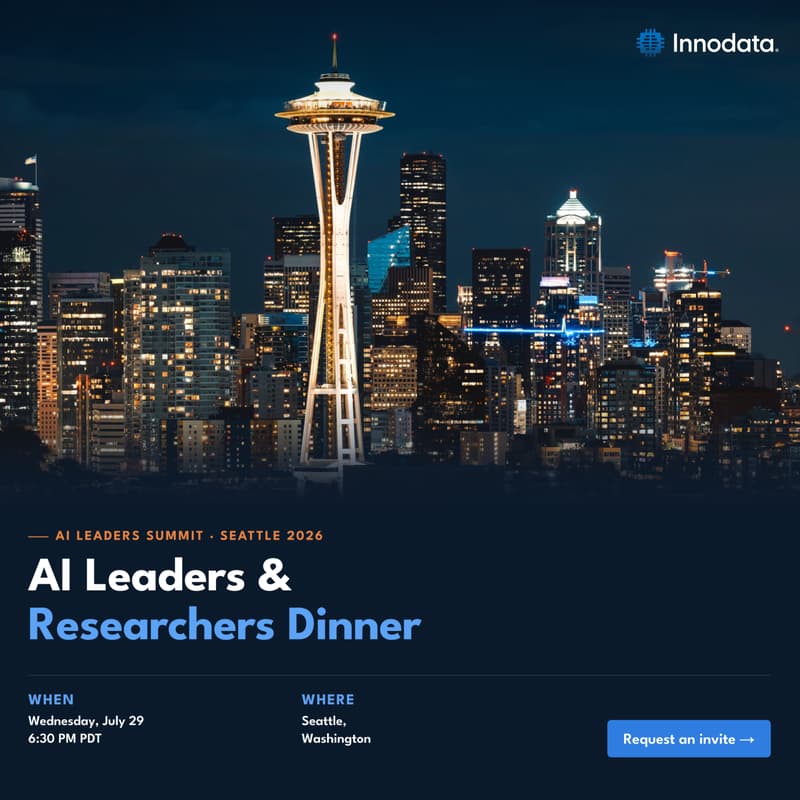 Cover Image for AI Leaders & Researchers Dinner - Seattle (SLU)