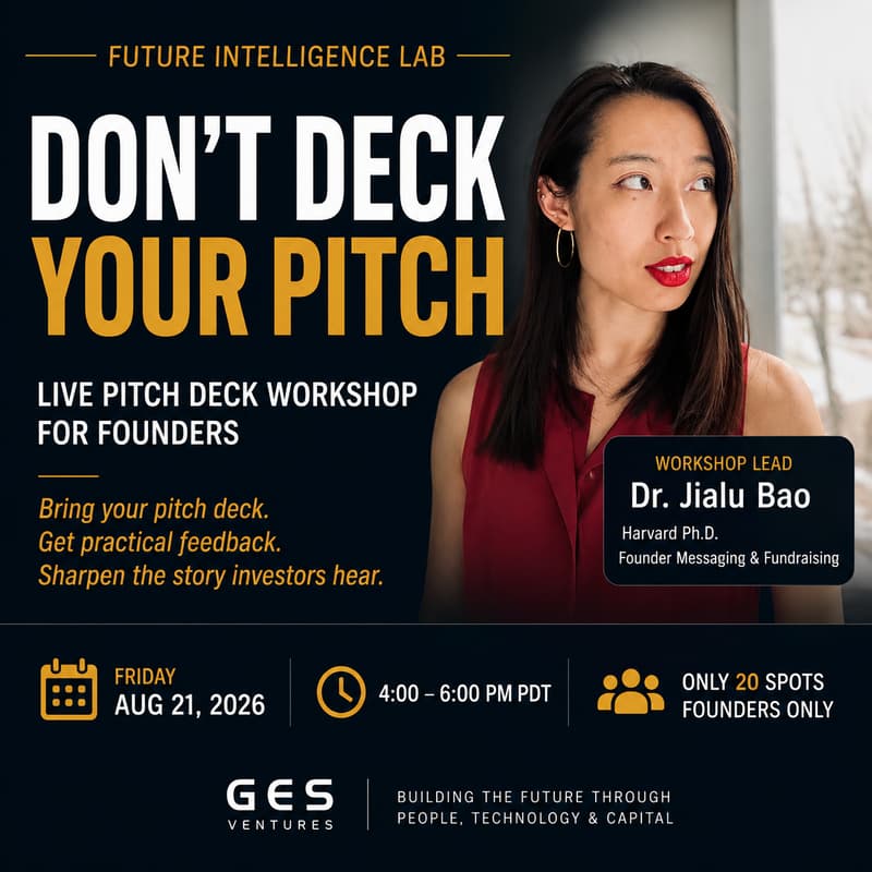 Cover Image for Don't Deck Your Pitch — Live Pitch Deck Workshop for Founders