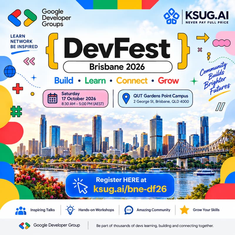 Cover Image for GDG DevFest Brisbane 2026