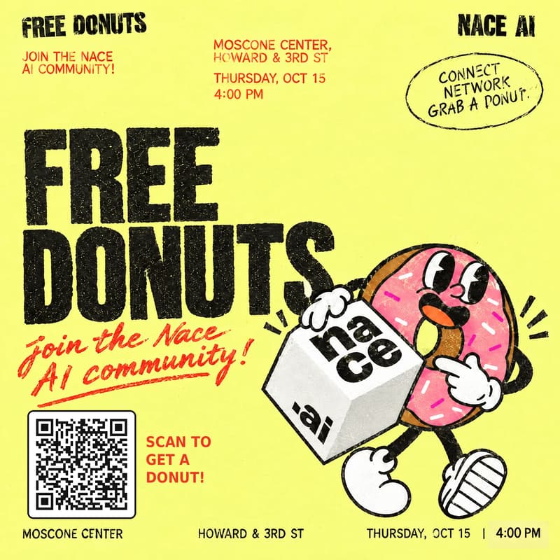 Cover Image for Nace AI x Free Donuts: Join the Community